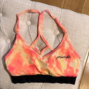 PINK Victoria's Secret Tie-Dye Sports Bra